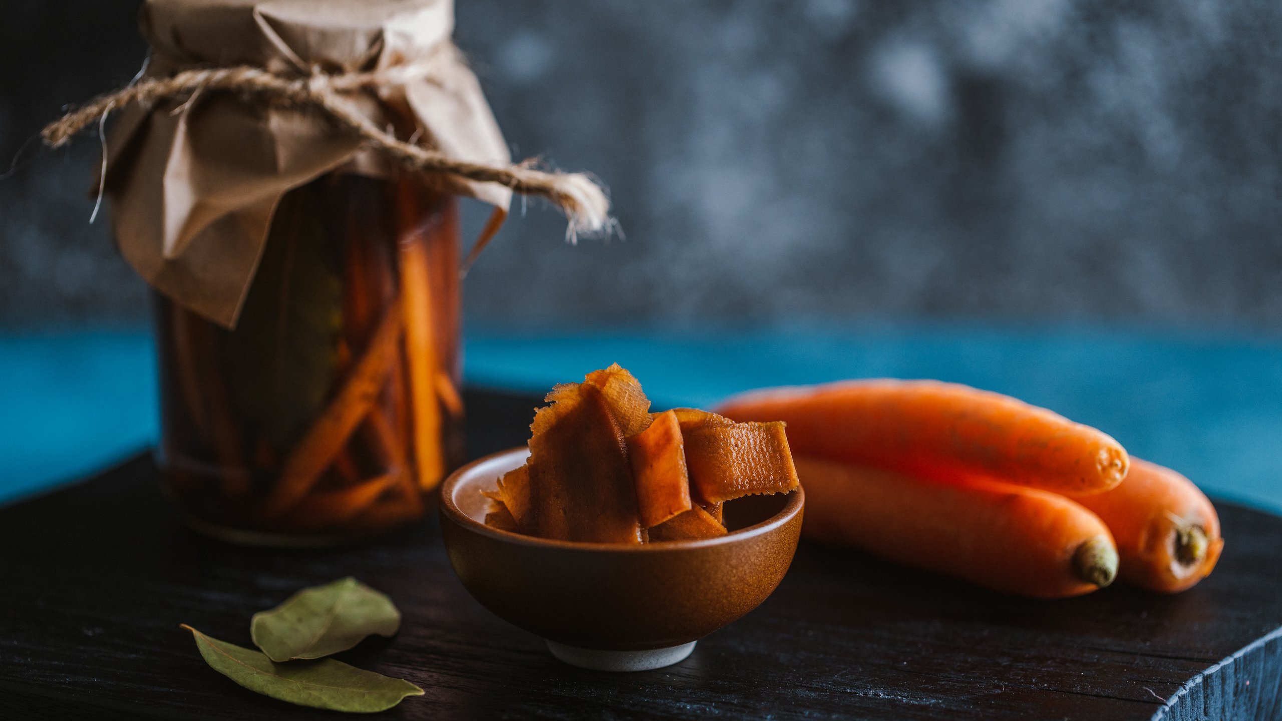 Eingelegte Karotten mit Whisky